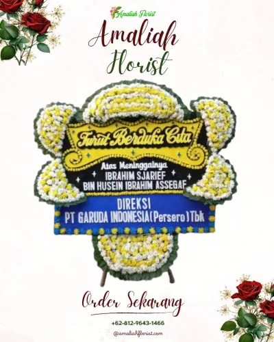 Papan Bunga Duka di Rsud Doris Sylvanus Palangkaraya