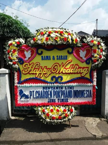 Karangan Bunga Pernikahan rsud doris sylvanus palangkaraya